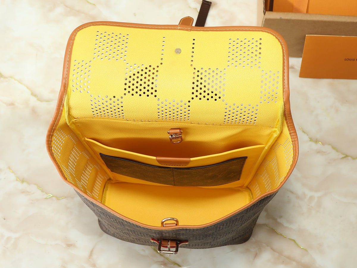 Louis Vuitton Flaneur Monogram Grid Backpack — detail