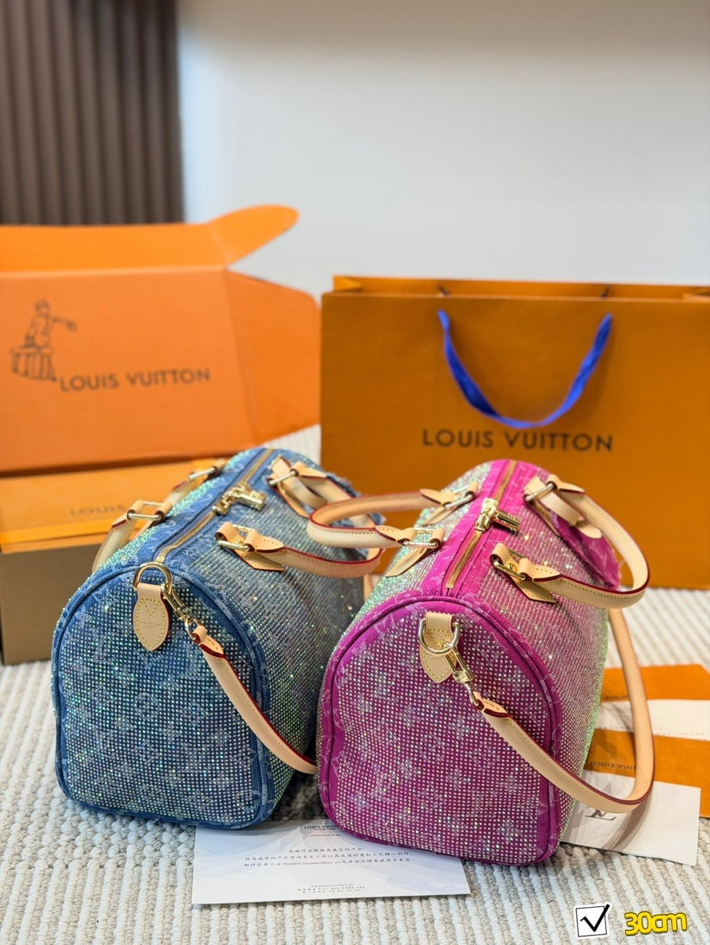 Louis Vuitton Speedy Top-Handle Shoulder Bag — comparison