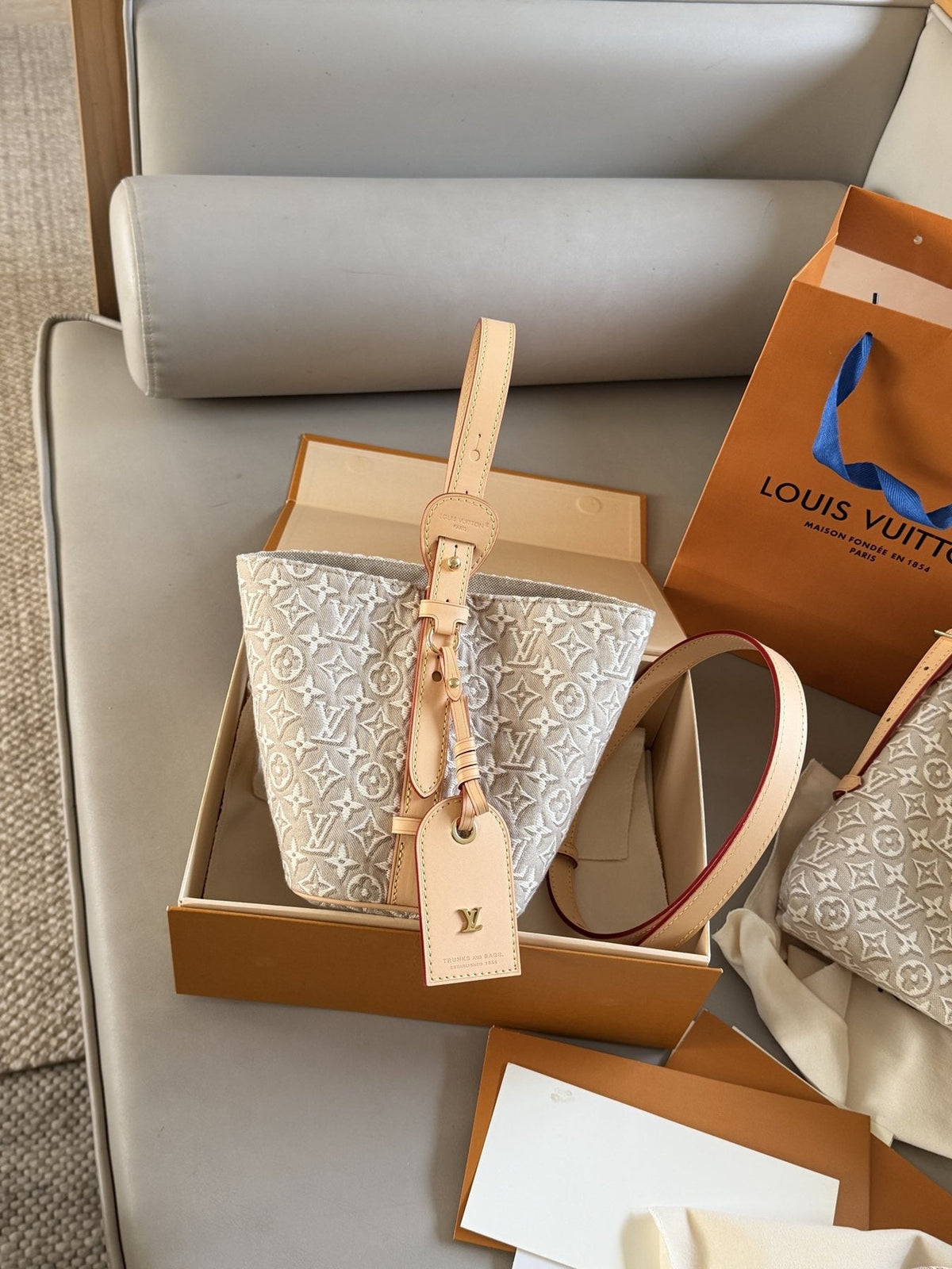 Louis Vuitton All In BB Monogram Bucket Bag — back