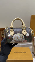 Louis Vuitton Flight Mode Speedy Illustrated Monogram Bag — hero