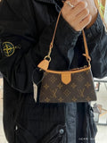 Louis Vuitton Monogram Mini Coin Purse with Short Strap — model