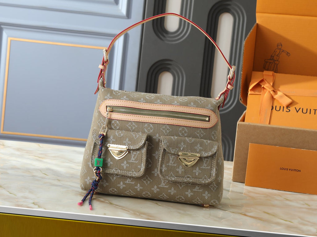 Louis Vuitton Denim Rendez-Vous Baggy Shoulder Bag — hero