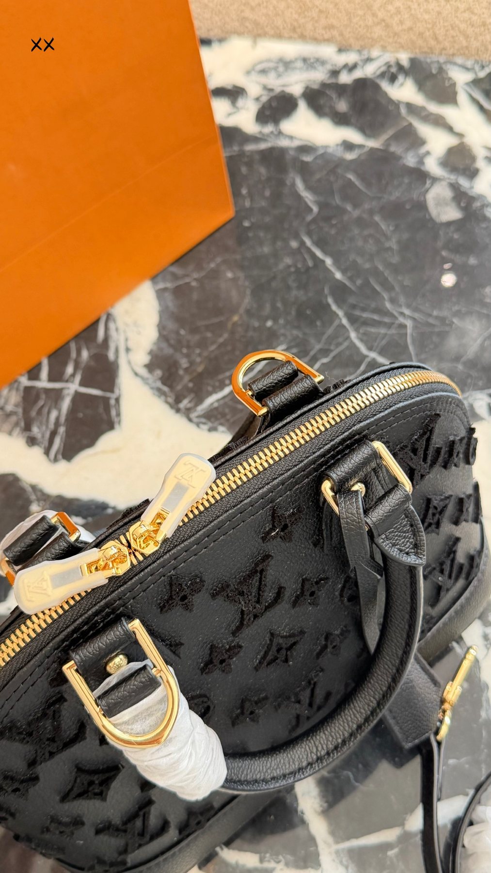 Louis Vuitton Monogram Dome Top-Handle Bag — detail