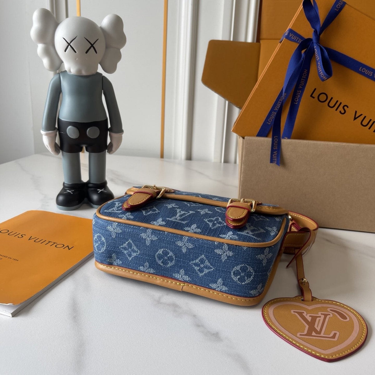 Louis Vuitton Satchel Mini Monogram Crossbody Bag — side