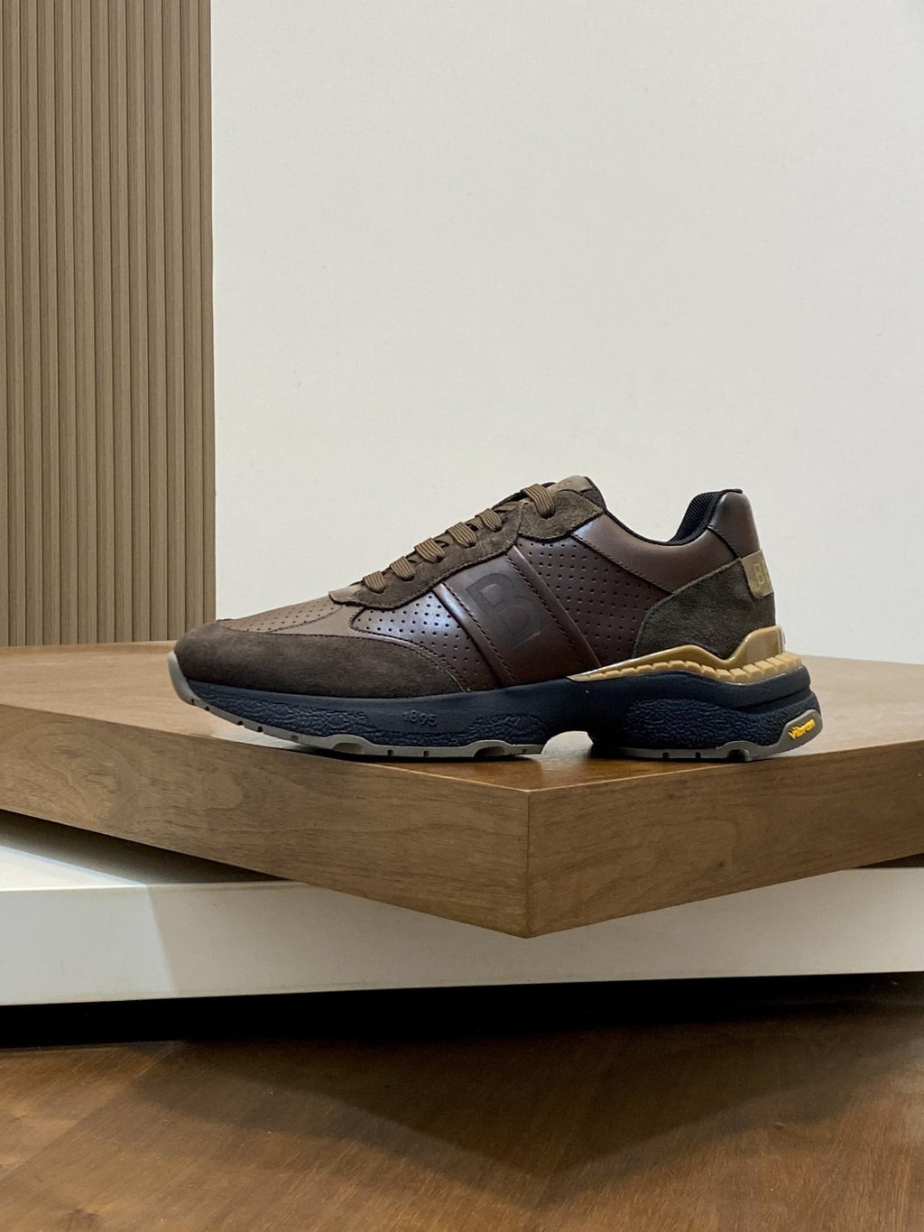 Berluti Sport Track Low-Top Sneakers — side