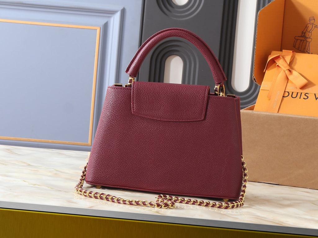 Louis Vuitton Capucines Top-Handle Handbag — back