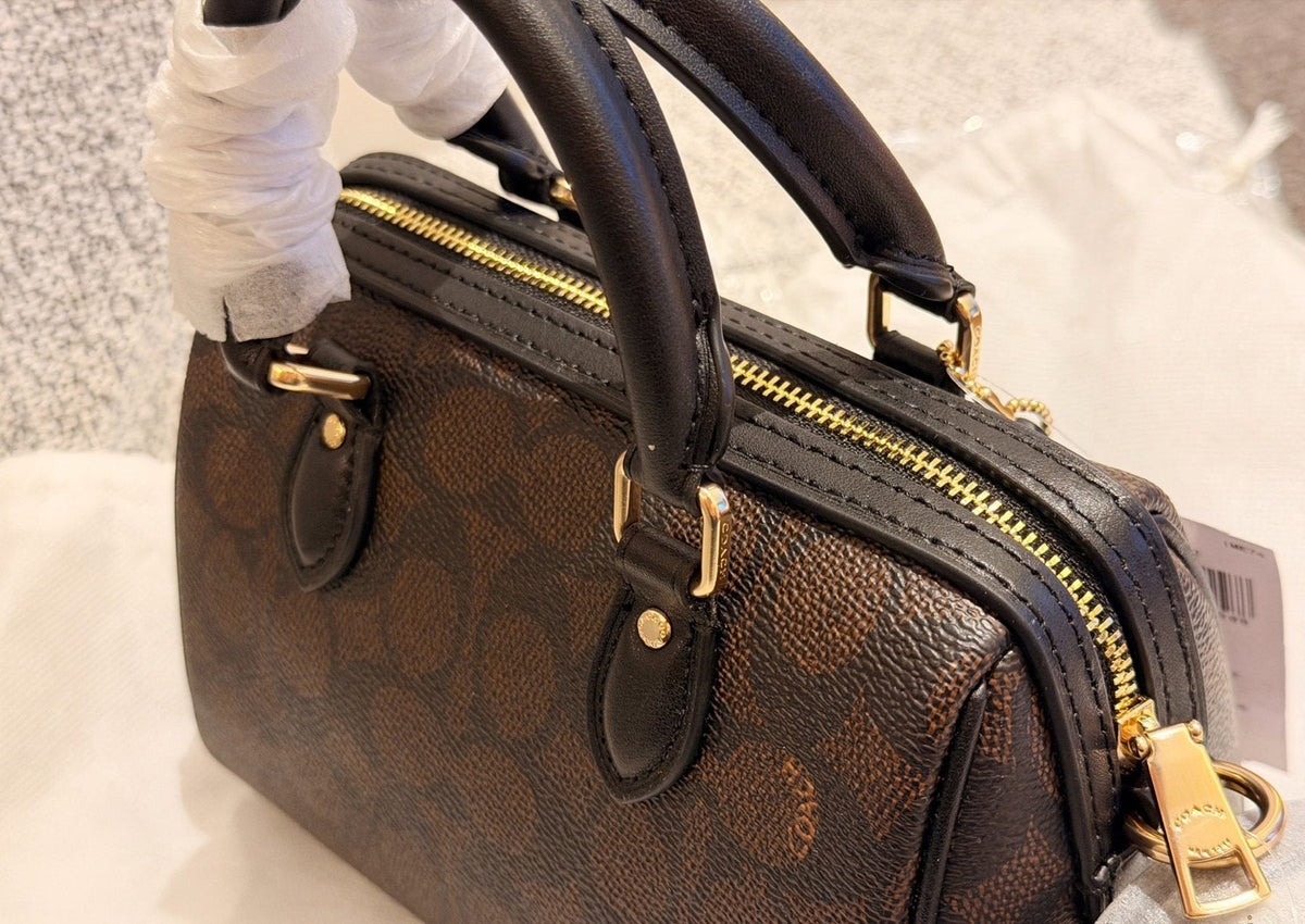 Coach Rowan Zip-Top Satchel Bag — back
