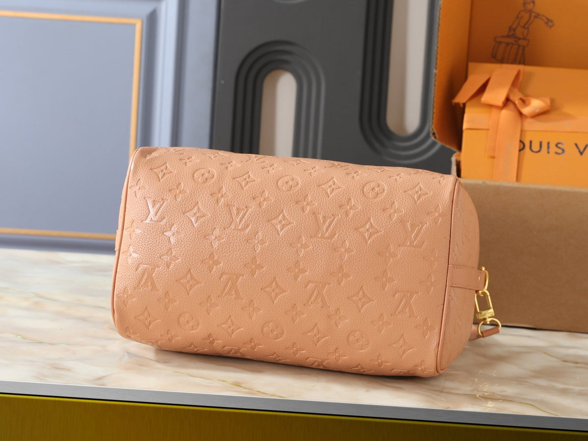 Louis Vuitton Speedy Soft Monogram Empreinte Handbag — detail
