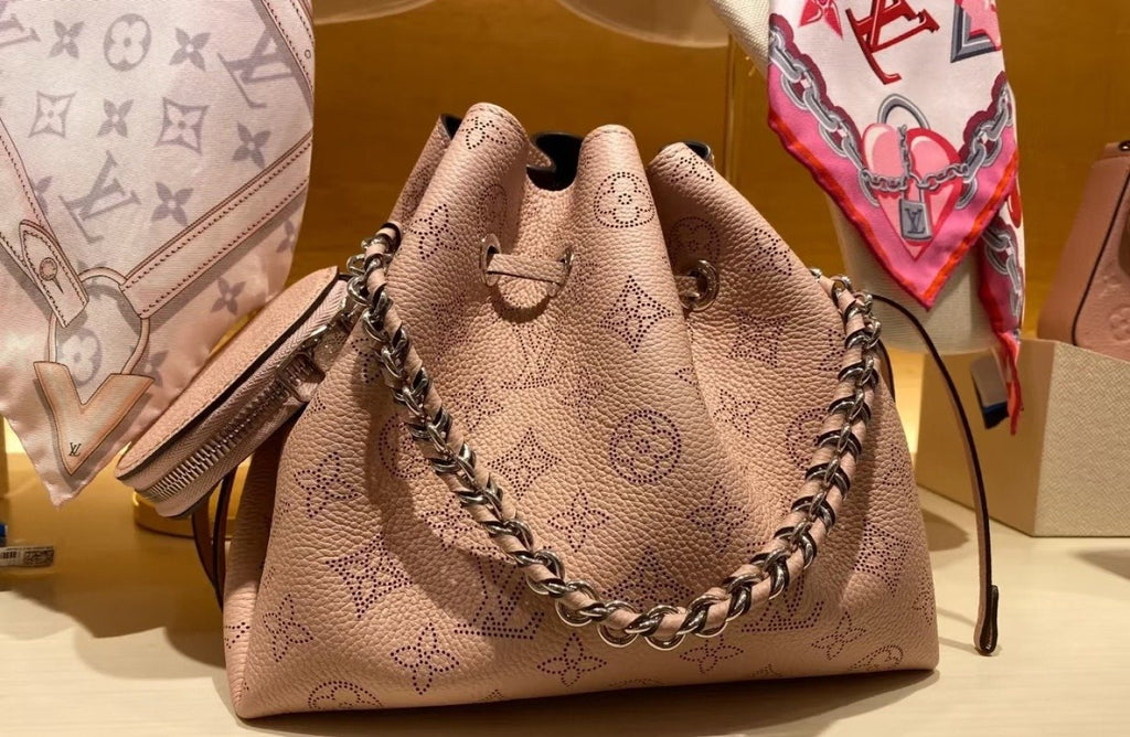 Louis Vuitton Bella Perforated Monogram Bucket Bag — front