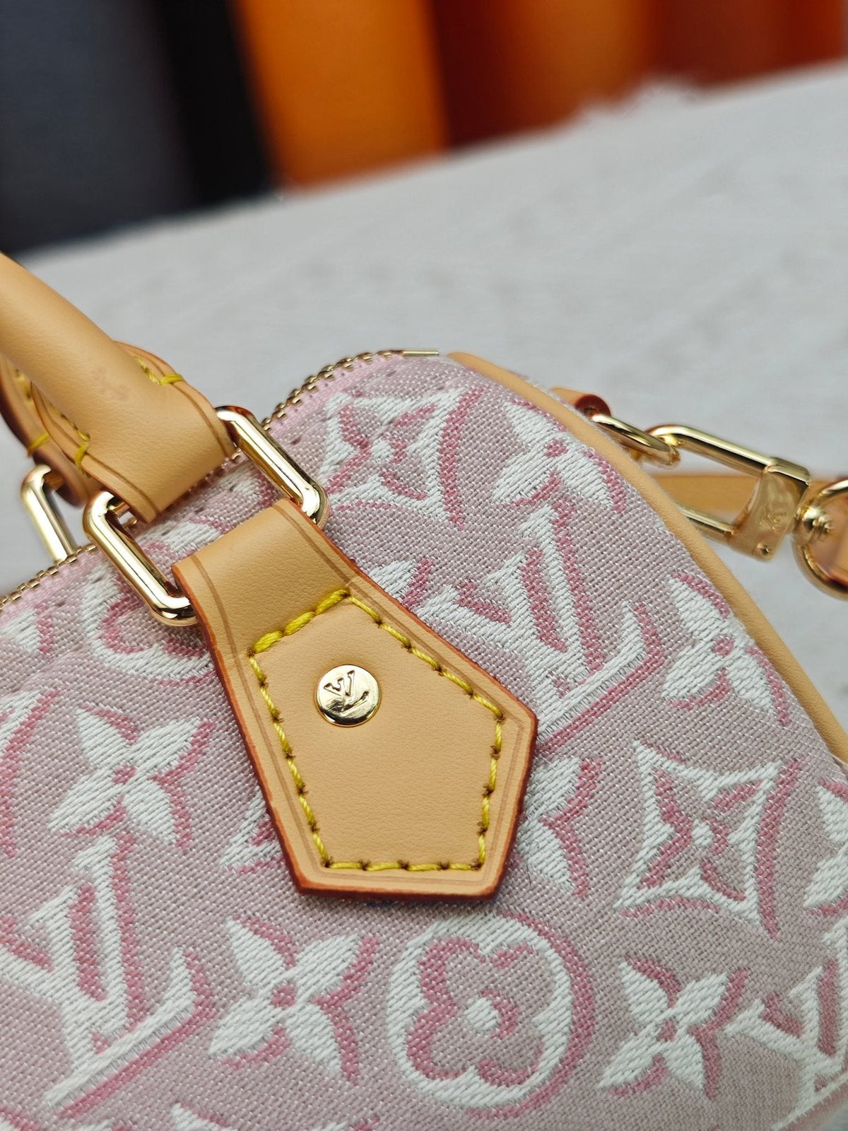Louis Vuitton Nano Speedy Monogram Top-Handle Bag — detail