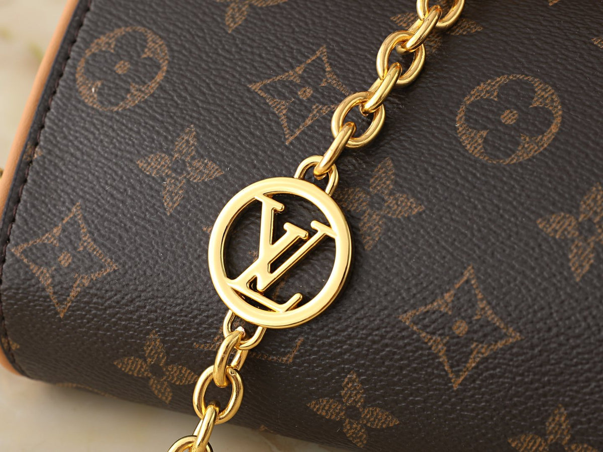 Louis Vuitton Pochette Camille Monogram Chain-Strap Bag — detail