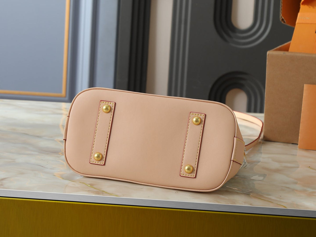 Louis Vuitton Alma Structured Top-Handle Bag — detail