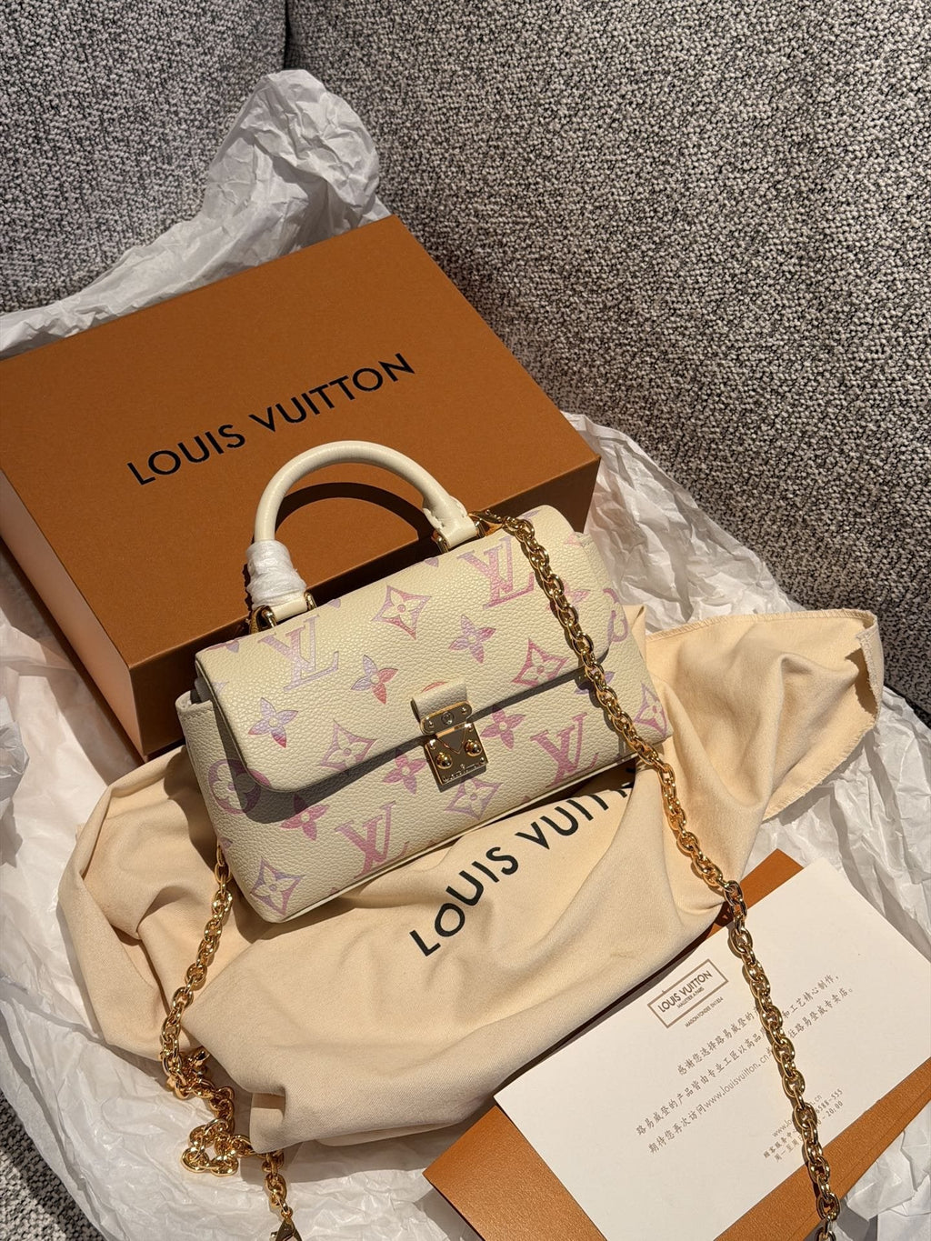 Louis Vuitton Nano Madeleine Pastel Monogram Bag — hero