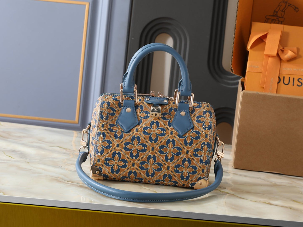 Louis Vuitton Speedy Millefleurs Floral Bag — front
