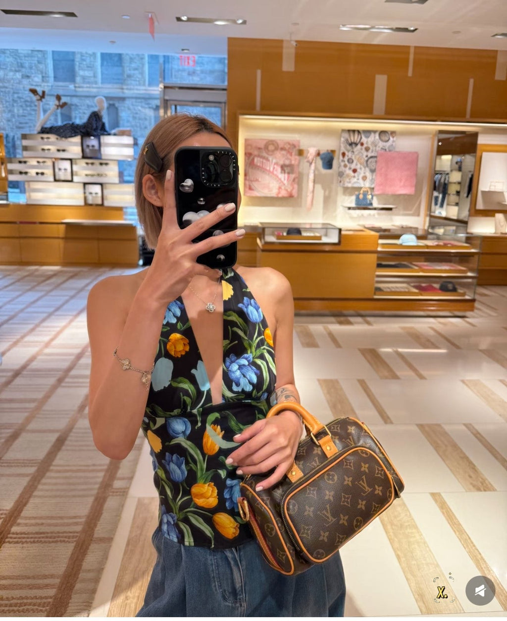 Louis Vuitton Keepall Front Pocket Barrel Bag — model