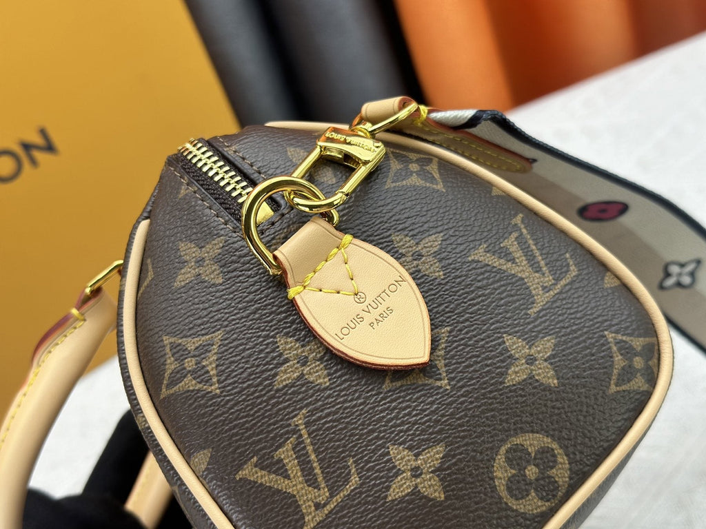 Louis Vuitton Speedy Bandoulière Character Monogram Bag — detail