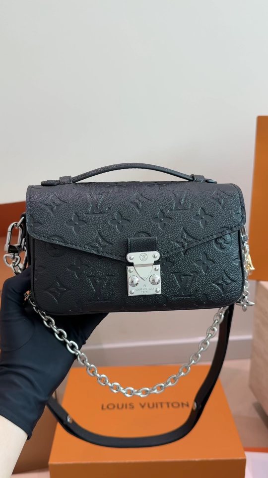 Louis Vuitton Pochette Métis East West Embossed Shoulder Bag — hero