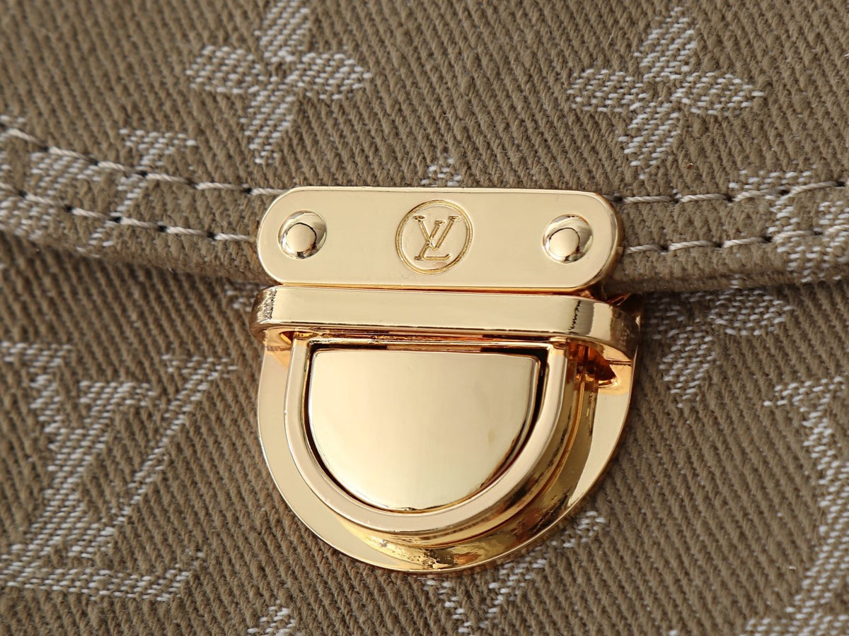 Louis Vuitton Monogram Denim Twin-Pocket Top-Handle Bag — detail