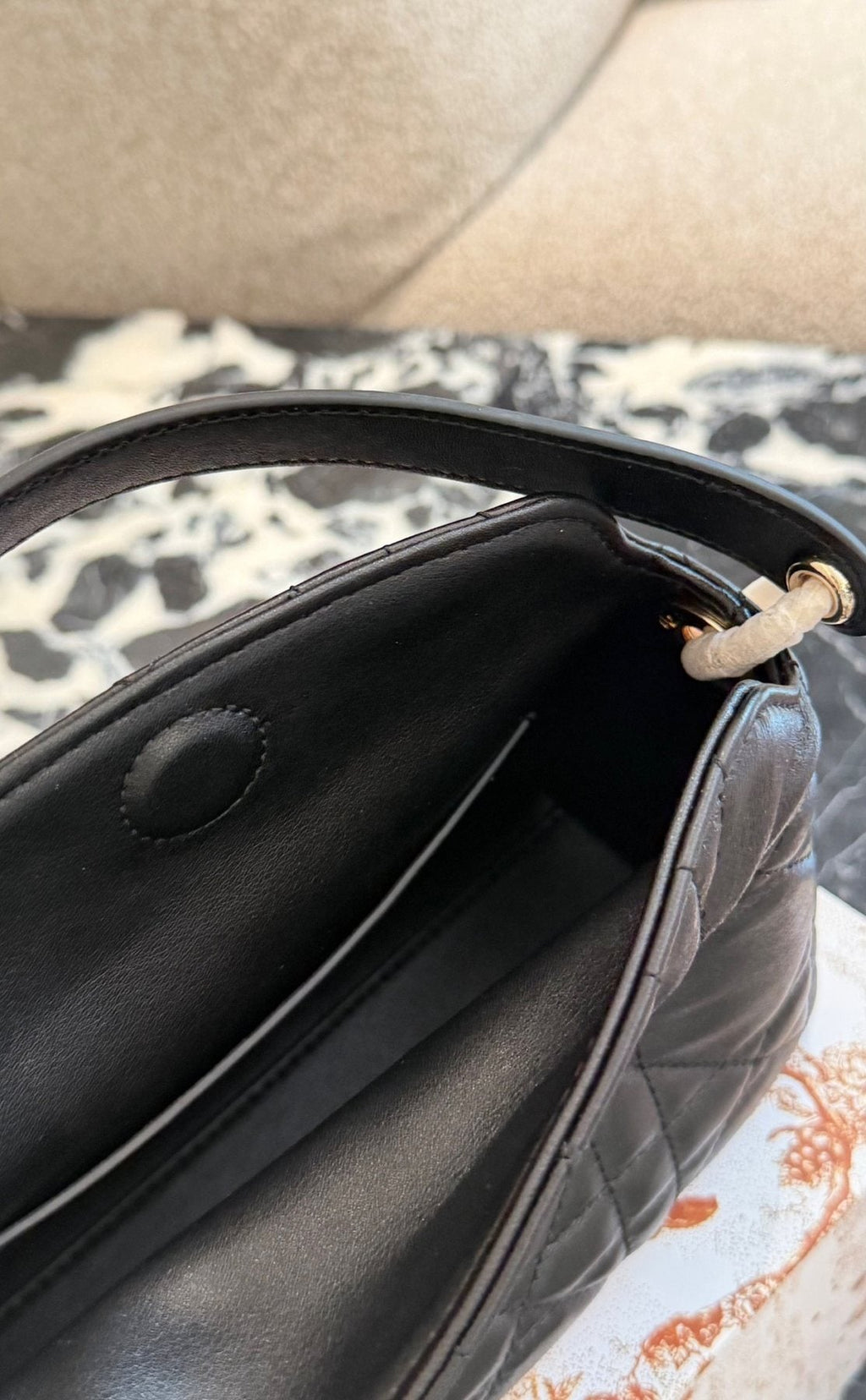 Dior Adiorable Top Handle Bow Bag — detail