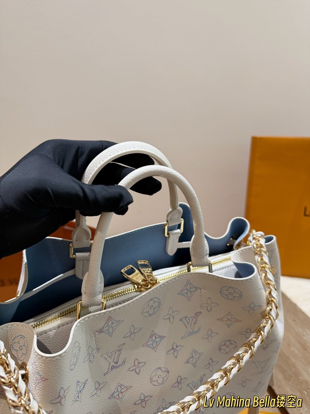 Louis Vuitton Hina Mahina Monogram Tote — front