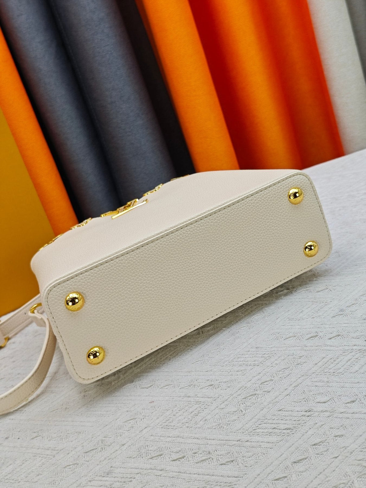 Louis Vuitton Capucines Flower Crown Top-Handle Bag — detail