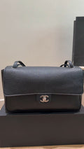 Chanel CF Textured Flap Shoulder Bag — hero