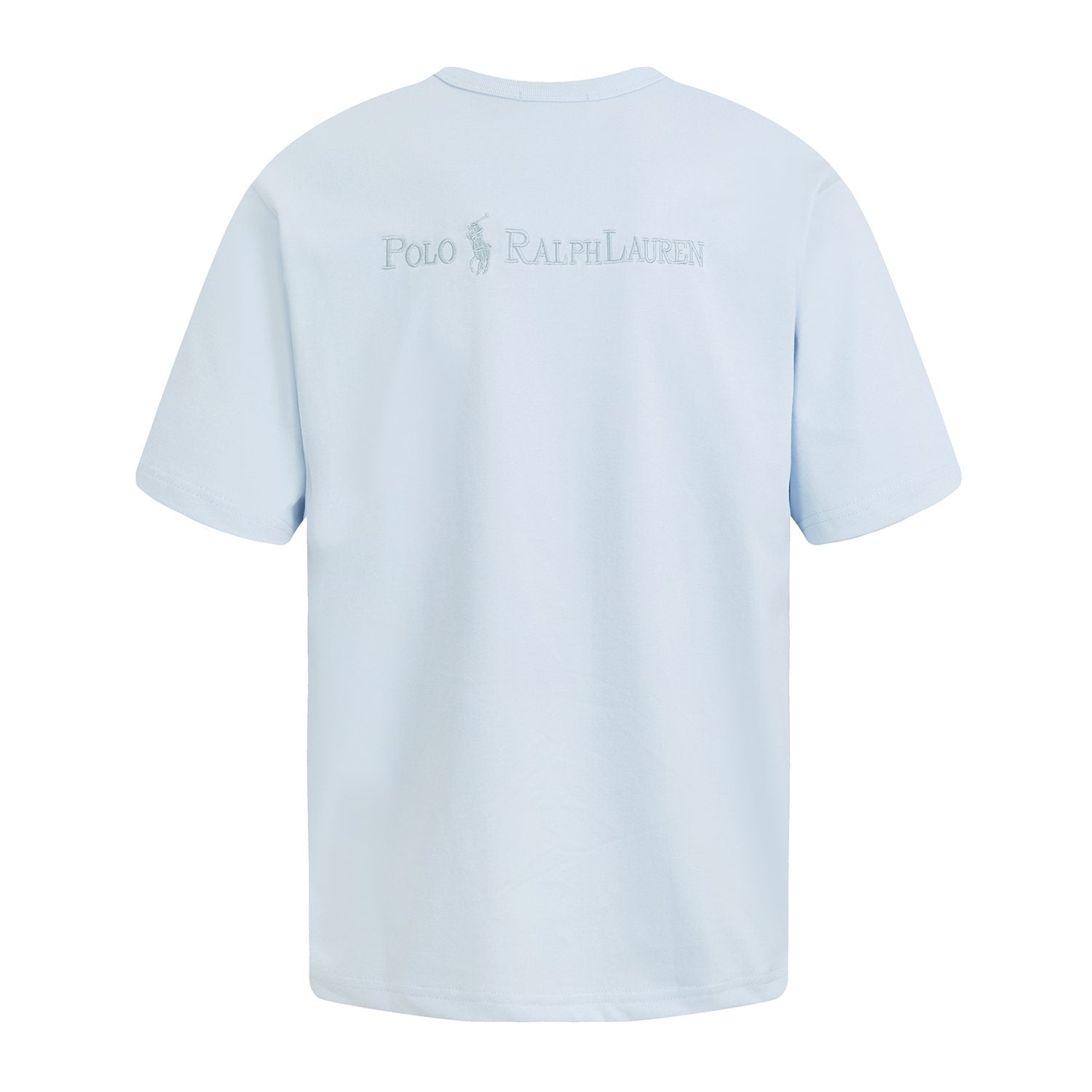 Test2-Ralph Lauren Embroidered Letter Relaxed Crewneck T-Shirt — back