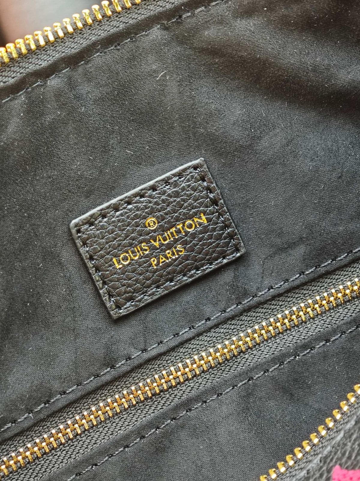 Louis Vuitton Speedy Bandoulière Printed Leather Bag — detail