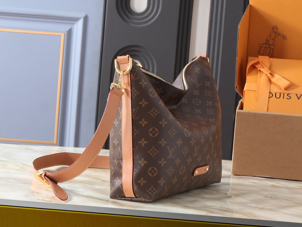 Louis Vuitton Vagabond Hobo Monogram Archive Bag — side