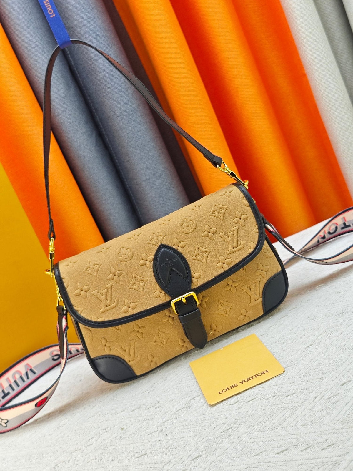 Louis Vuitton Diane Embossed Monogram Shoulder Bag — hero
