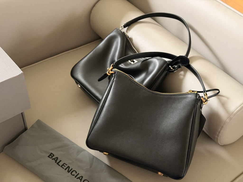 Balenciaga Rodeo Folded-Front Top-Handle Bag — back