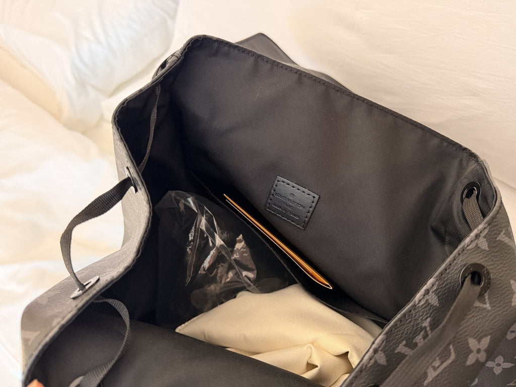 Louis Vuitton Apollo Monogram Eclipse Backpack — detail