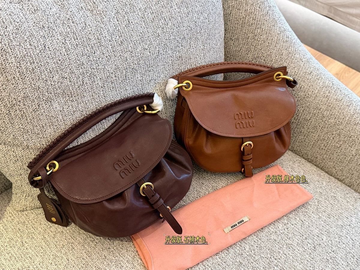 Miu Miu Rendez-Vouz Gathered Saddle Bag — comparison