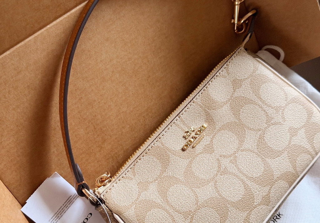 Coach Nolita Monogram Shoulder Bag — detail