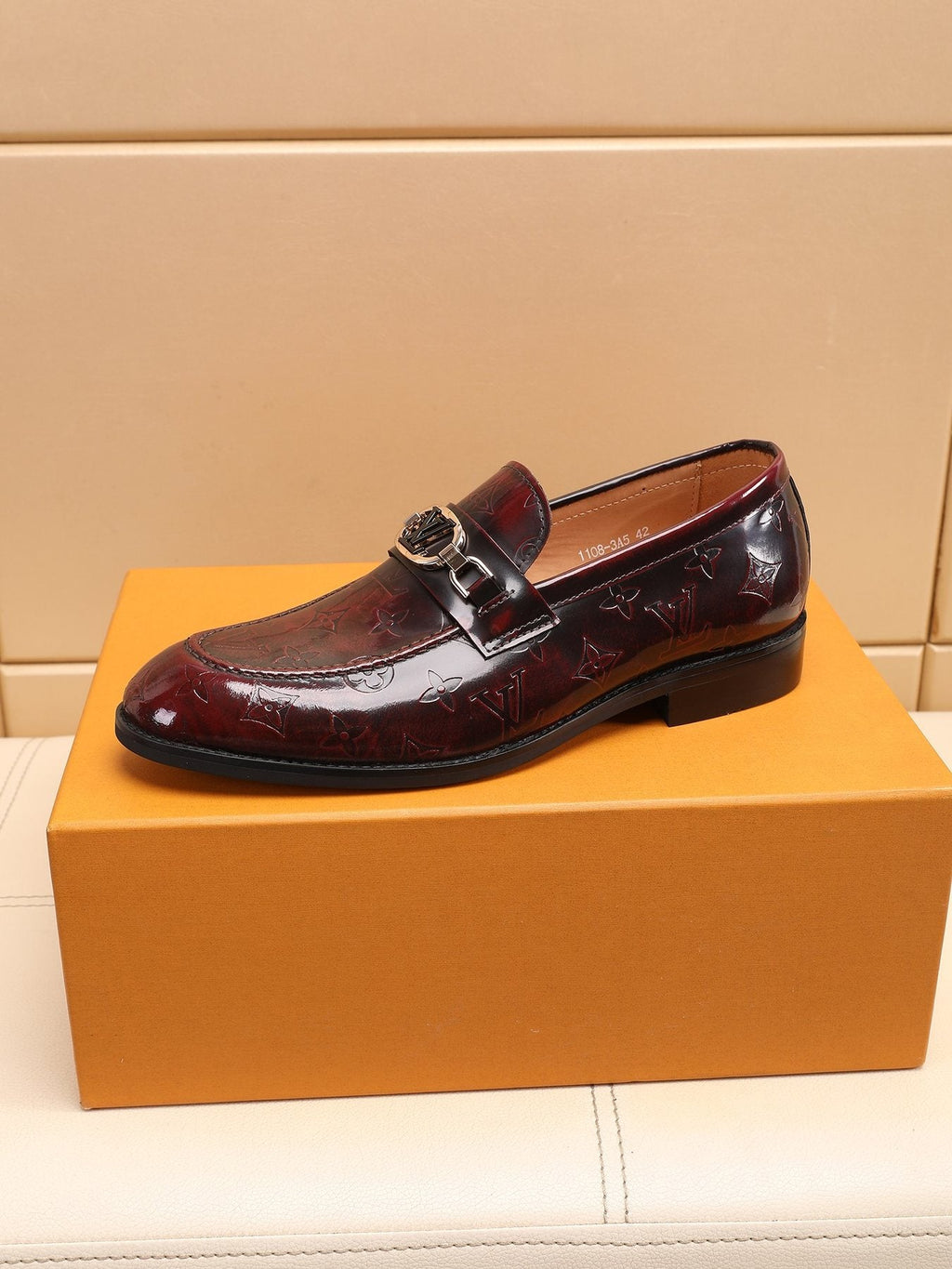 Louis Vuitton Embossed Bit Loafers — side