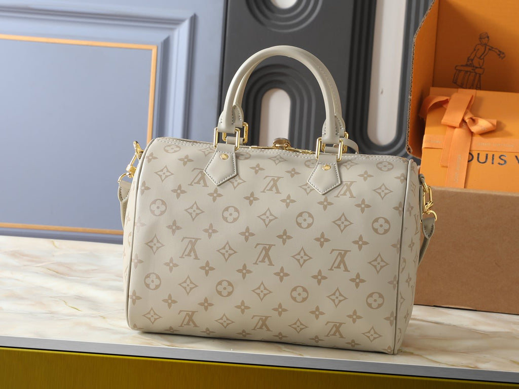 Louis Vuitton Speedy Soft Bandoulière Monogram Bag — back