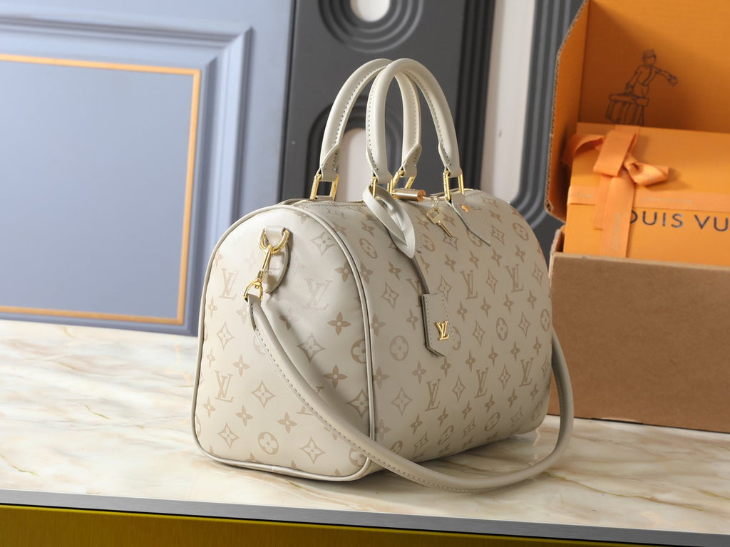 Louis Vuitton Speedy Soft Bandoulière Monogram Bag — side