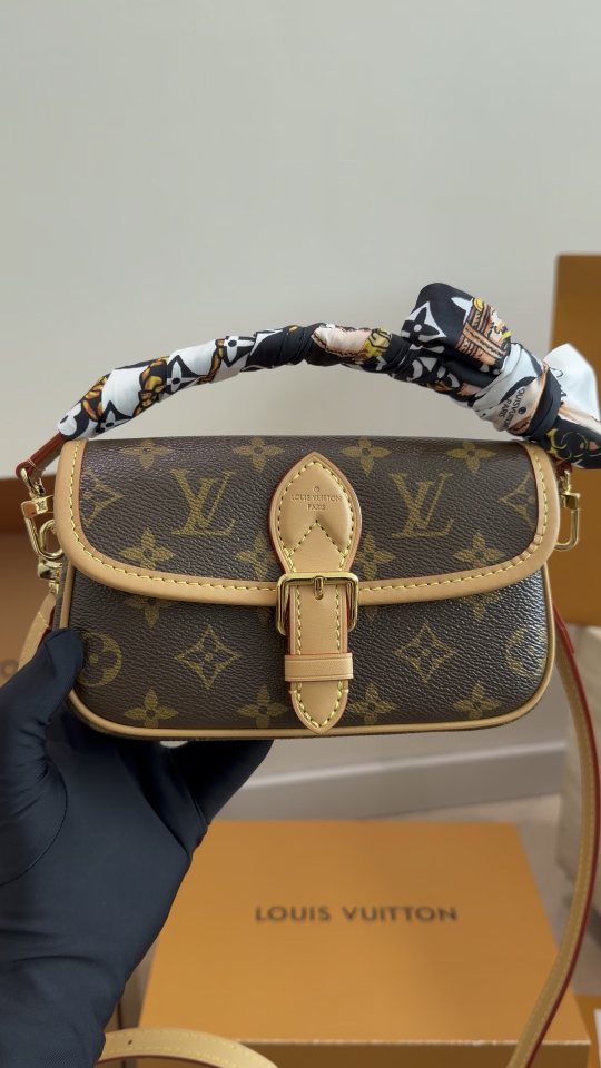 Louis Vuitton Diane Nano Monogram Flap Bag — hero
