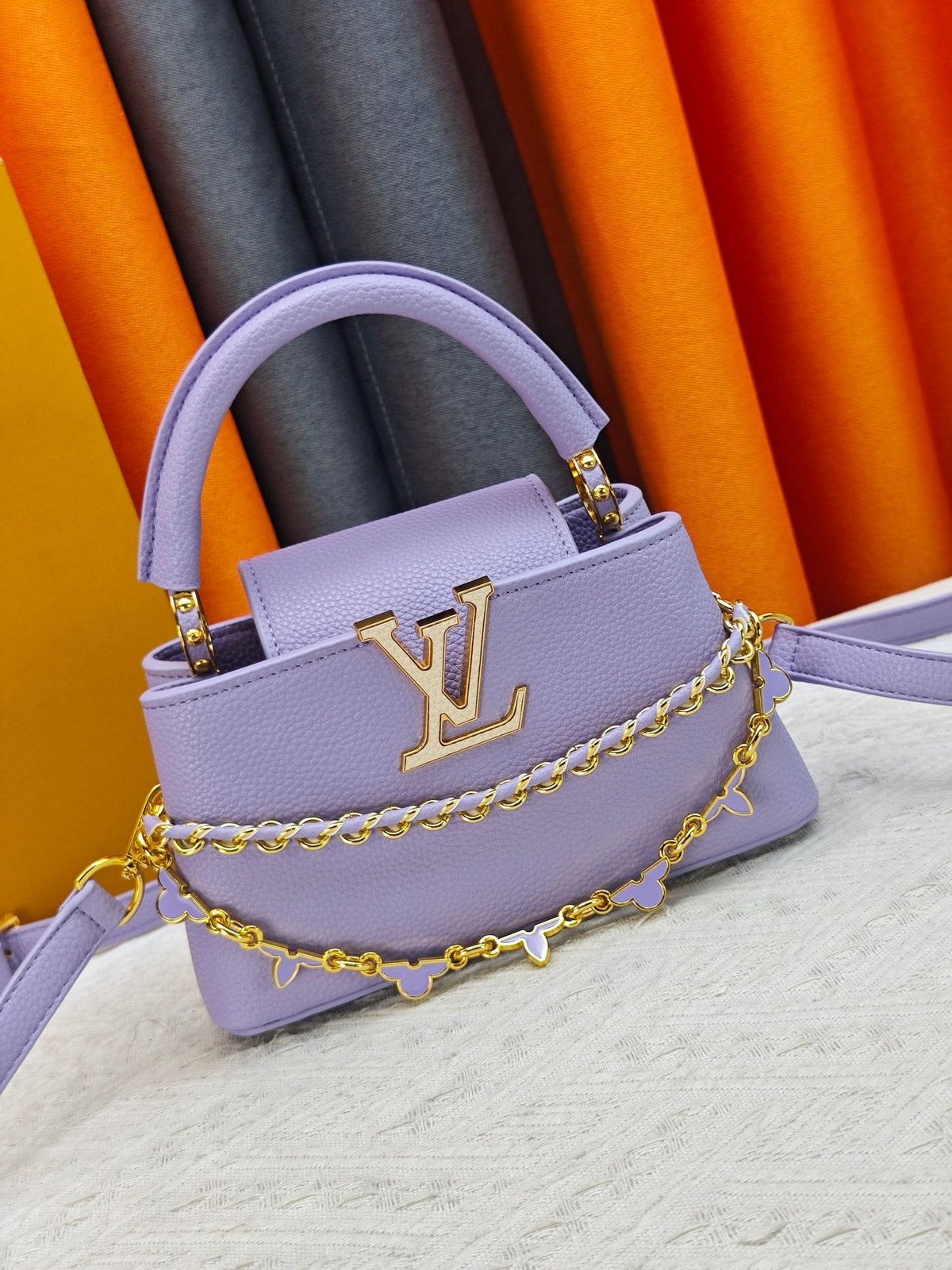 Louis Vuitton Capucines Nano Mirage Chain Top-Handle Bag — hero
