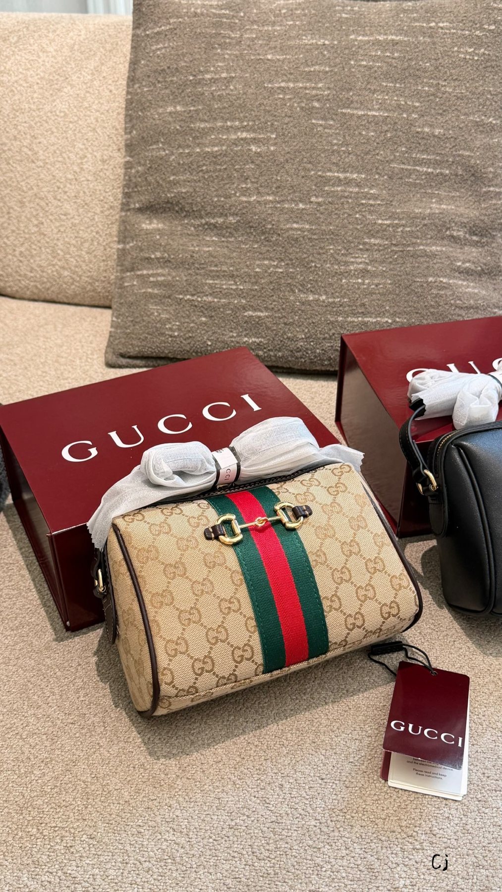Gucci Horsebit Top-Handle Camera Bag — front