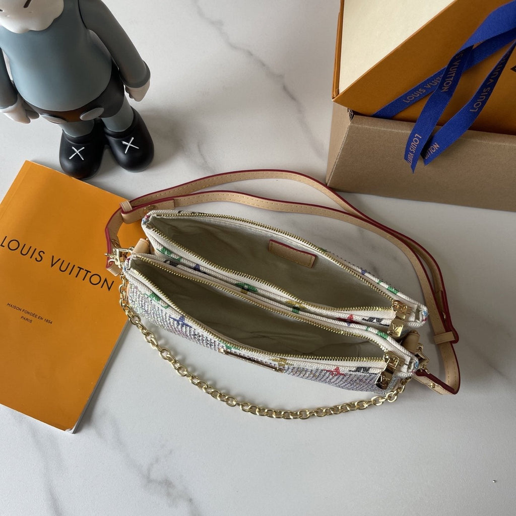Louis Vuitton Liv Pochette Embellished Shoulder Bag — detail