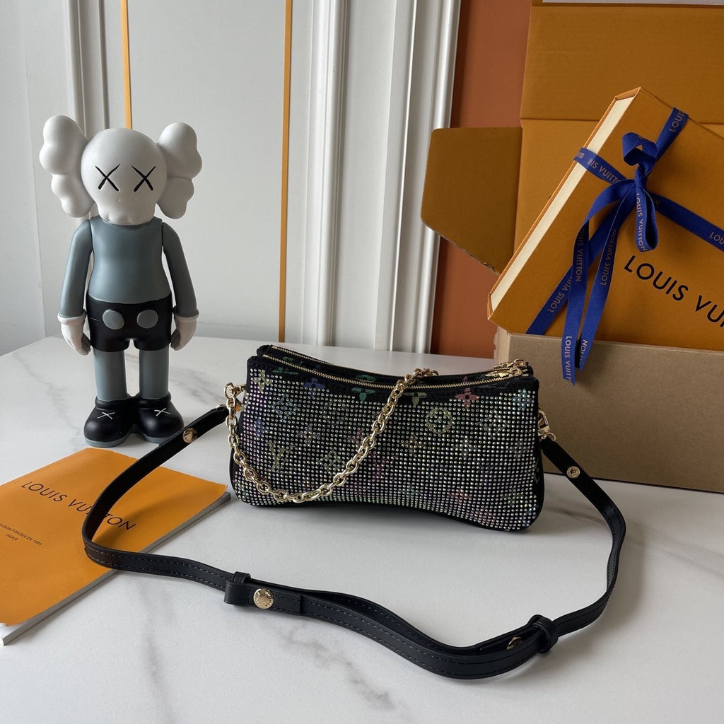 Louis Vuitton Liv Pochette Embellished Shoulder Bag — hero