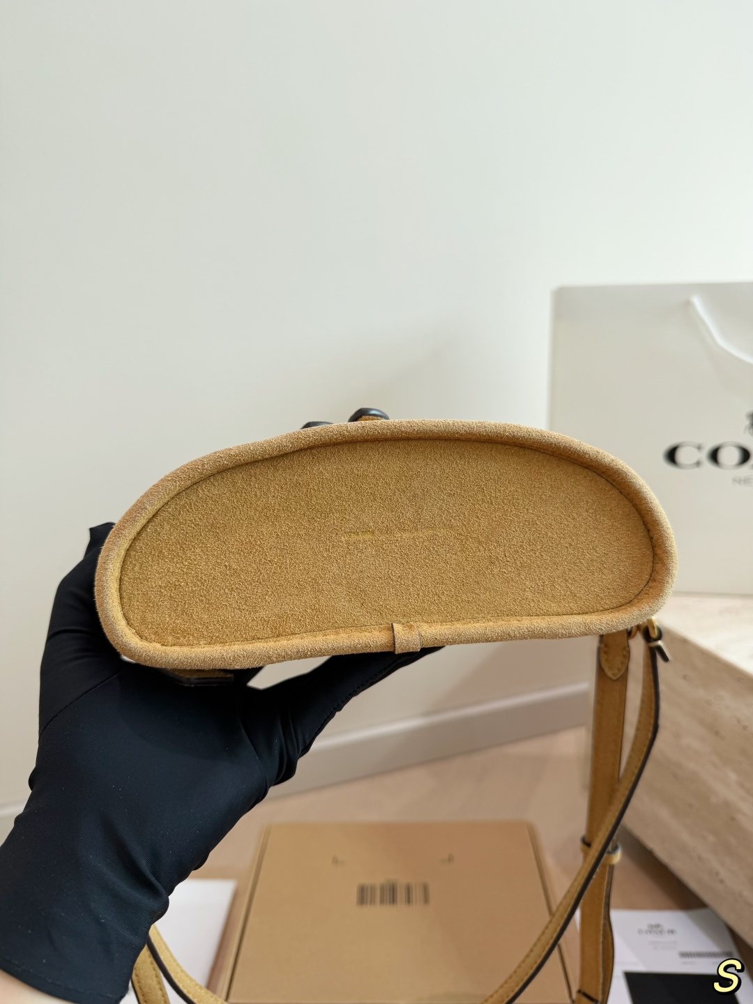 Coach Trail Top Handle Vanity Bag — detail