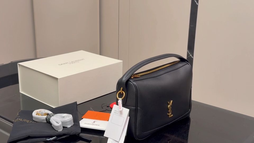 Saint Laurent Camera Supple Shoulder Bag — front