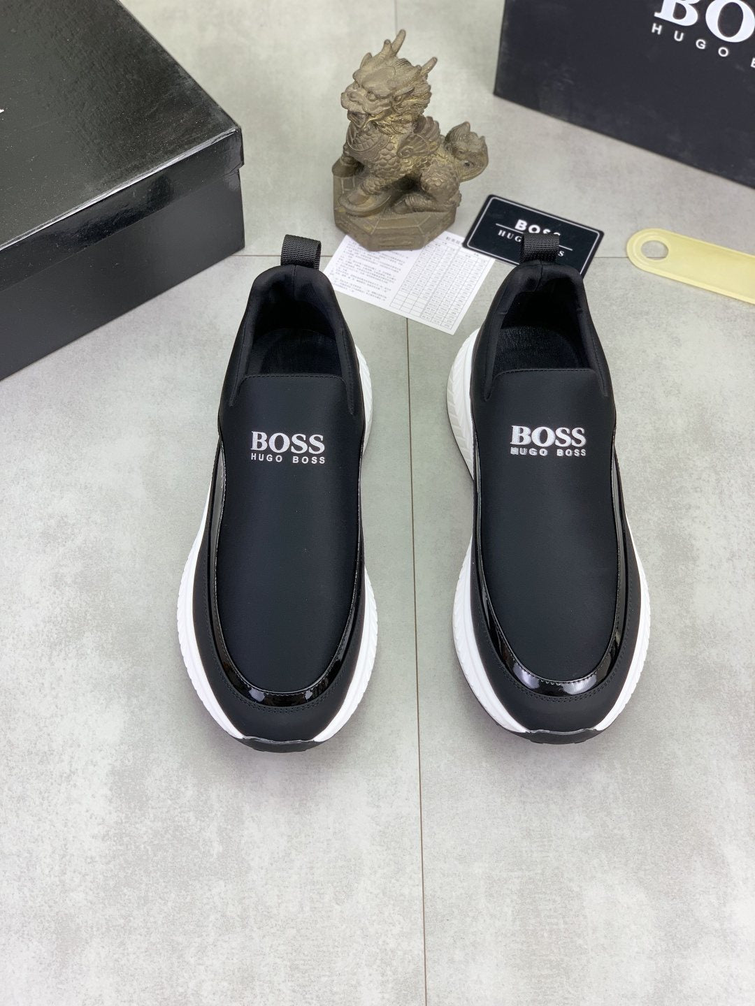 BOSS Low-Top Slip-On Sneakers — front