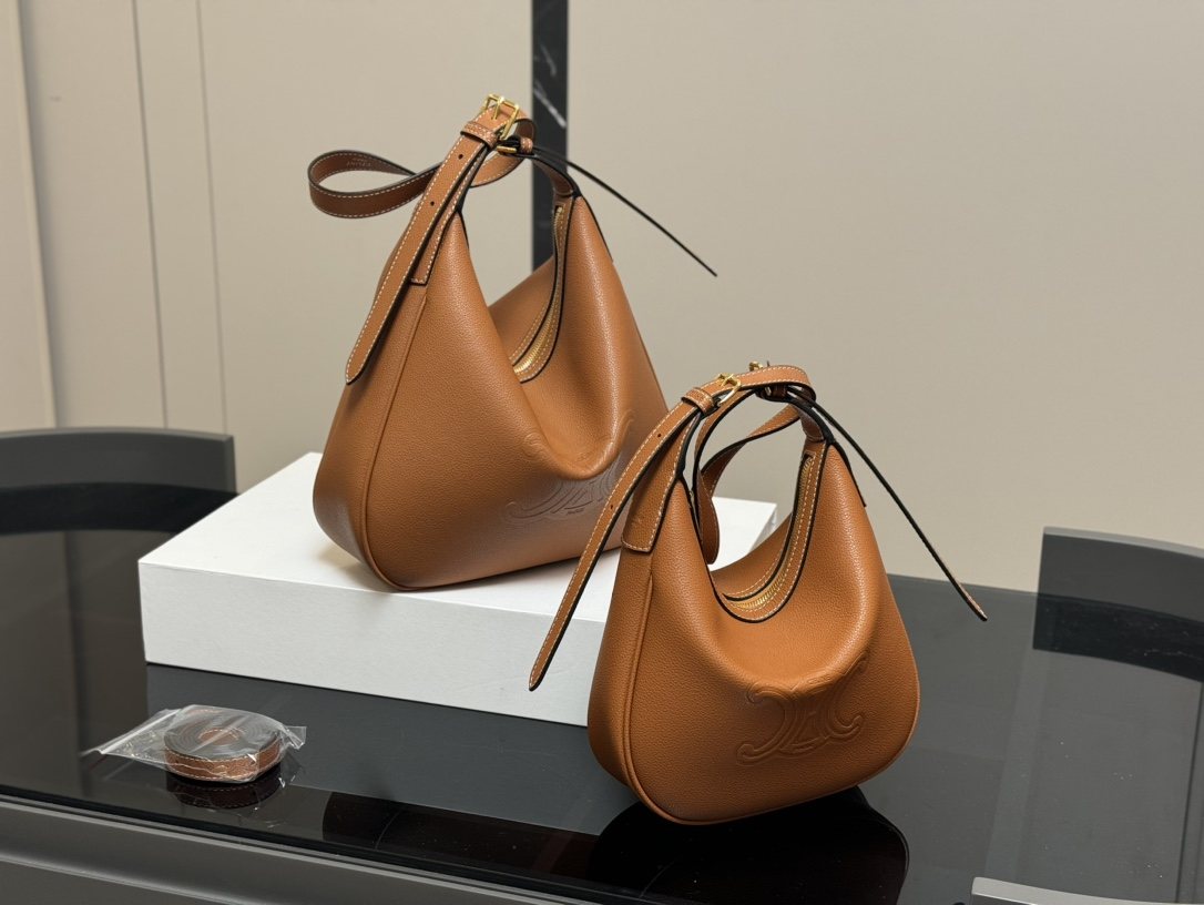 Celine Curved Crescent Shoulder Bag — hero