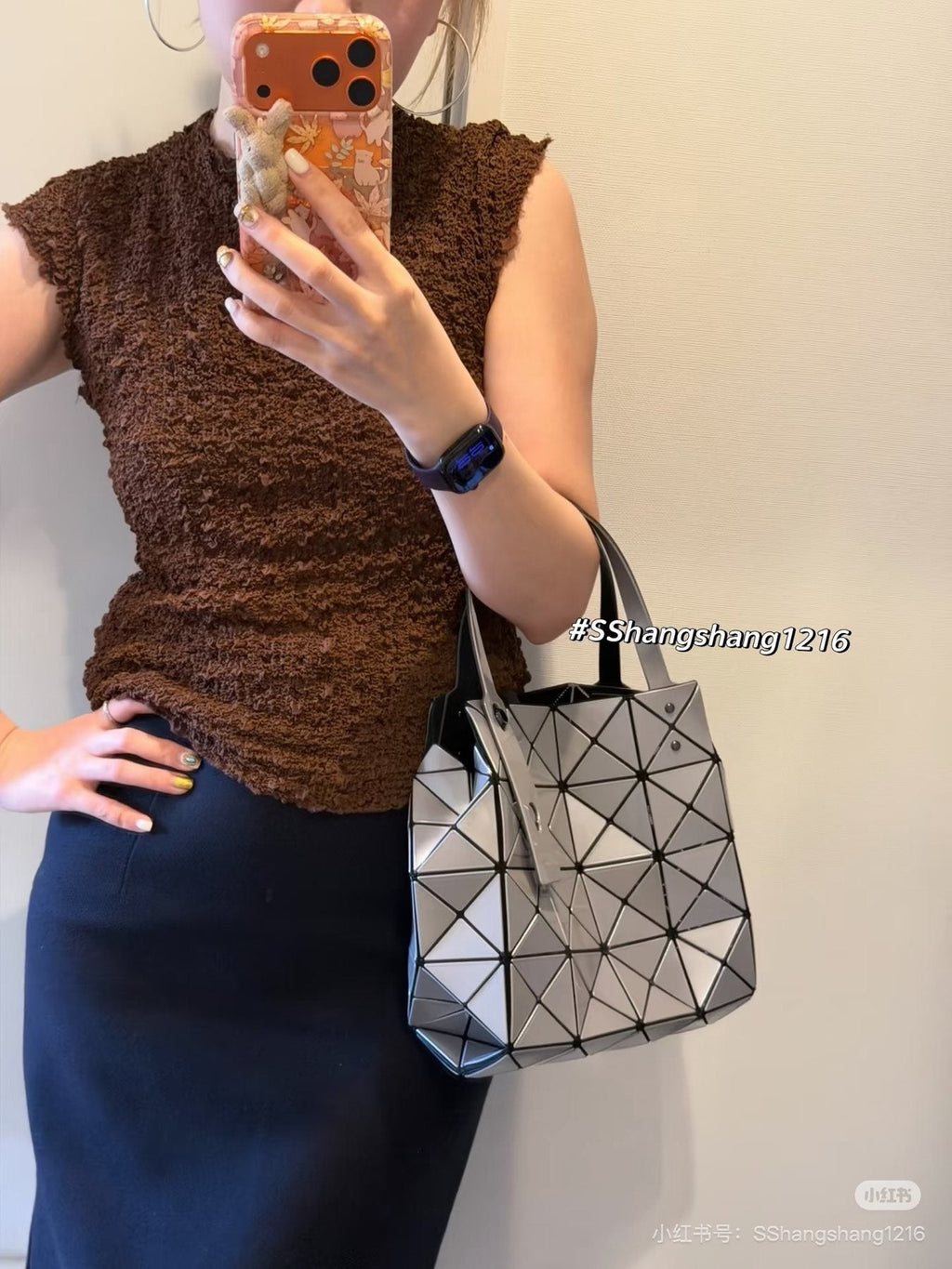 BAO BAO Carat Triangular-Panel Tote — model