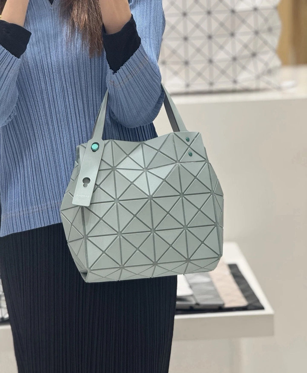 BAO BAO Carat Triangular-Panel Tote — model