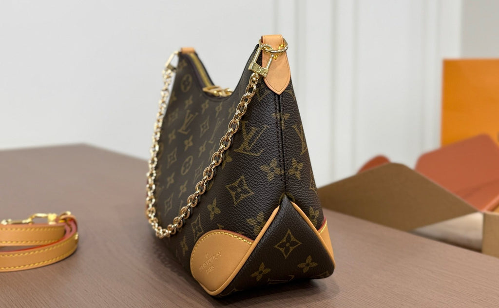 Louis Vuitton Monogram Crescent Shoulder Bag — side