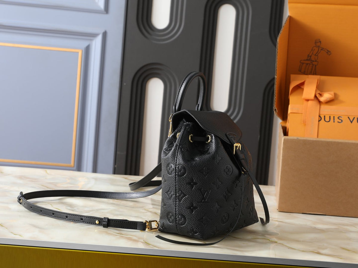 Louis Vuitton Montsouris BB Monogram Backpack — side